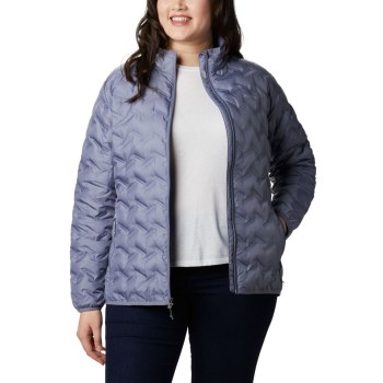 Columbia Delta Ridge Down Plus Size, Chamarras Morados Para Mujer | 780931-EXJ